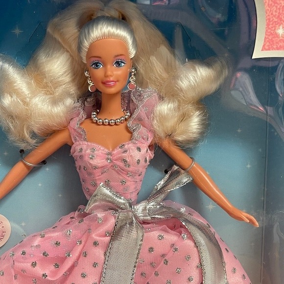 Walmart 35th Anniversary Barbie Doll Special Edition Pink Sparkle Gown 17245 - Picture 2 of 8